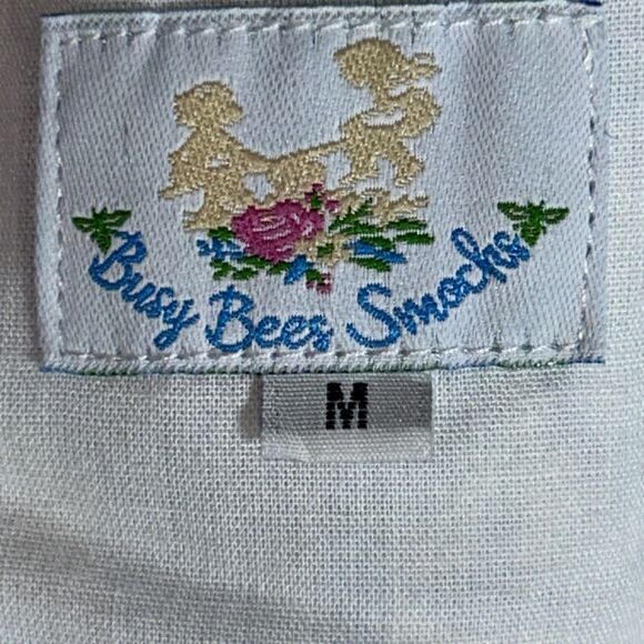 Busy Bees Smock Size M Fully Lined Beach Coverup Or Casual Dress - Picture 5 of 8